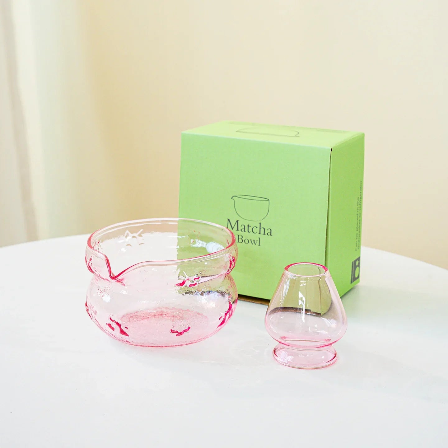 Matcha Mixing Glass Bowl Heat Resistant Tea Whisk Bowl 2PCS-PK - Tophatter Daily Deals