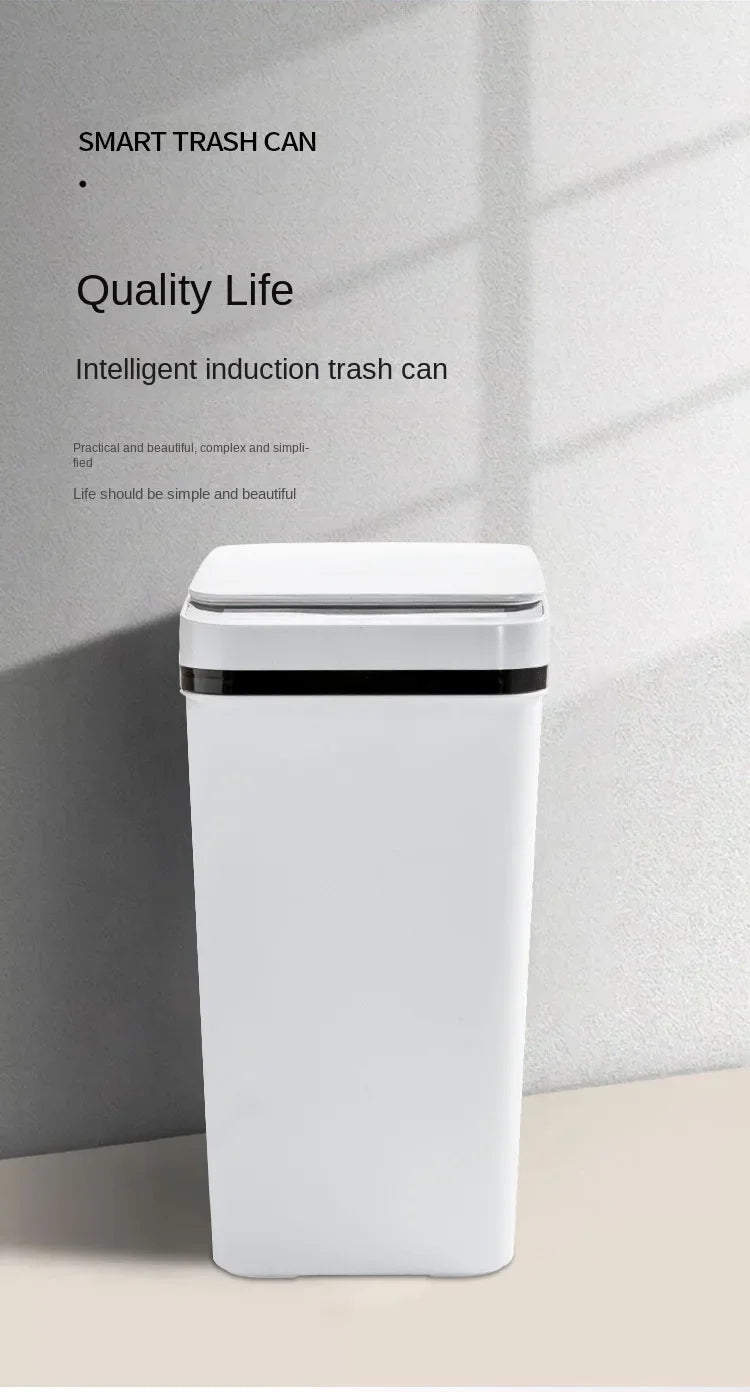 Smart Trash Can Automatic Sensor Bin Touchless Odor Control - Tophatter Daily Deals