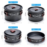 14-in-1 Outdoor Camping Cookware Kit Brown Camp Cooking - Tophatter Daily Deals