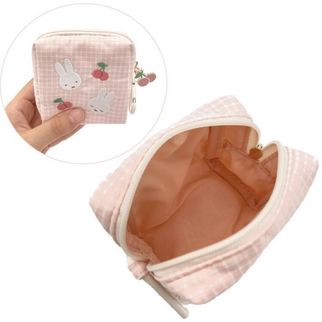 Miffy Embroidered Zipped Makeup Bag Animals - Tophatter Daily Deals