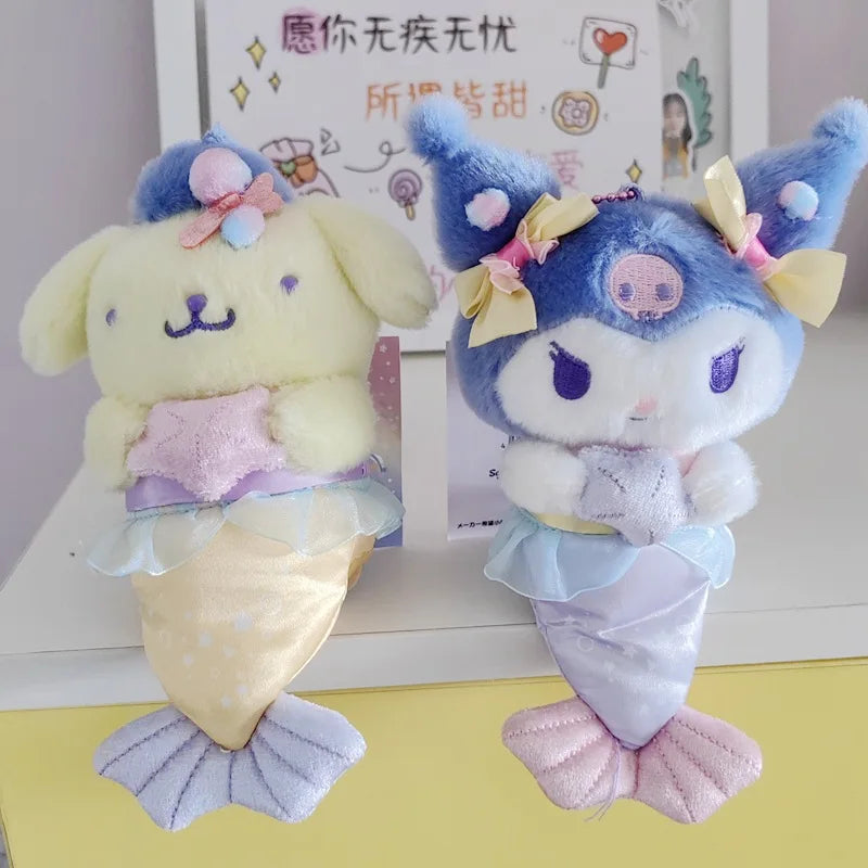 Sanrio Mermaid Cute Kuromi Hello Kitty Pochacco Plush Keyring Anime - Tophatter Daily Deals