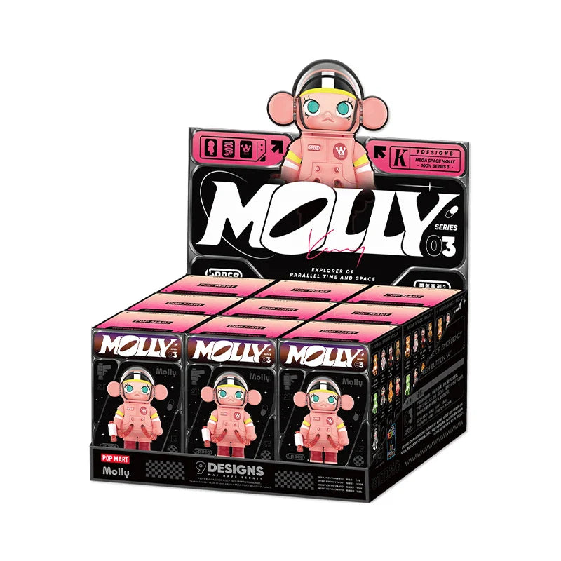 Genuine Pop Mart Mega Space Molly 100% Series 3 Blind Box Figures Full Set of 9 Boxes Outer Space - Tophatter Daily Deals