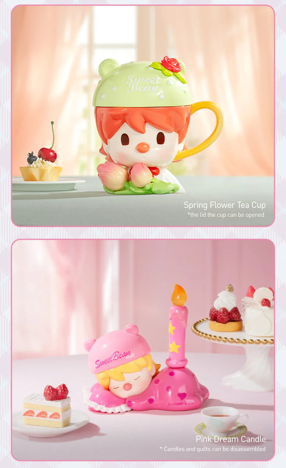 Genuine Pop Mart Sweet Bean Afternoon Tea Series Blind Box Figurine Food - Tophatter Daily Deals