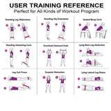 Resistance Bands Set TPE Workout Bands Home Fitness - Tophatter Daily Deals