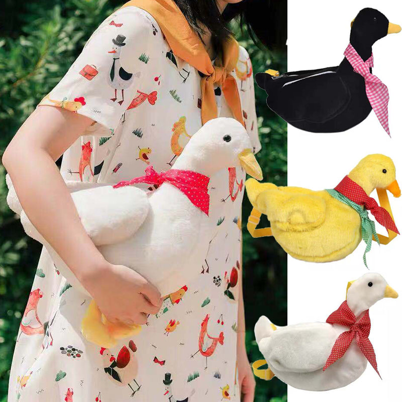 Duck Plush Purse Goose Crossbody Shoulder Messenger Bag Animals - Tophatter Daily Deals