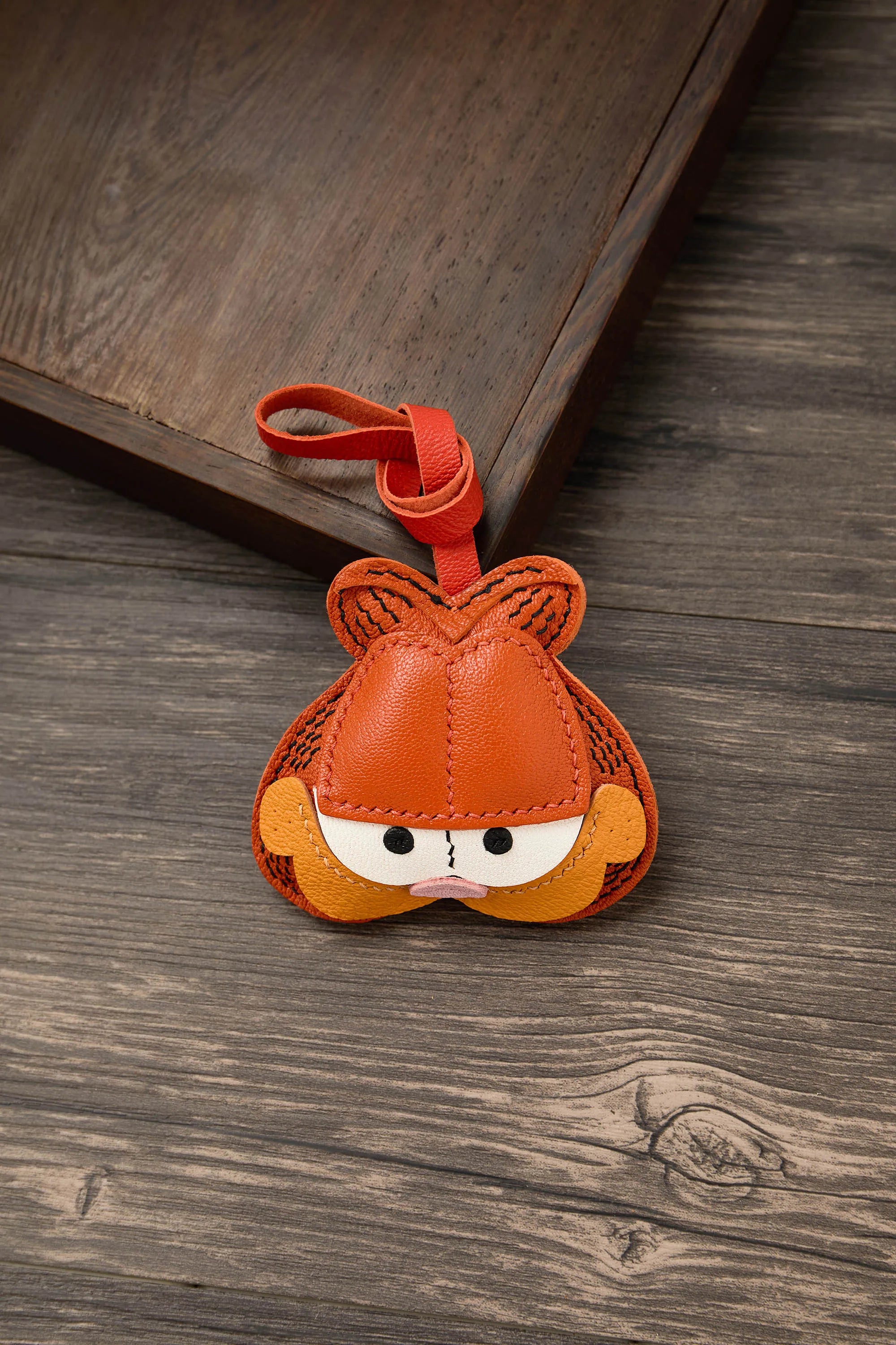 Leather Bag Charm No Face Keychain Black Cozy Cute Gift L - Tophatter Daily Deals