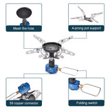 3300W Camping Gas Burner Silver Camp Cooking - Tophatter Daily Deals