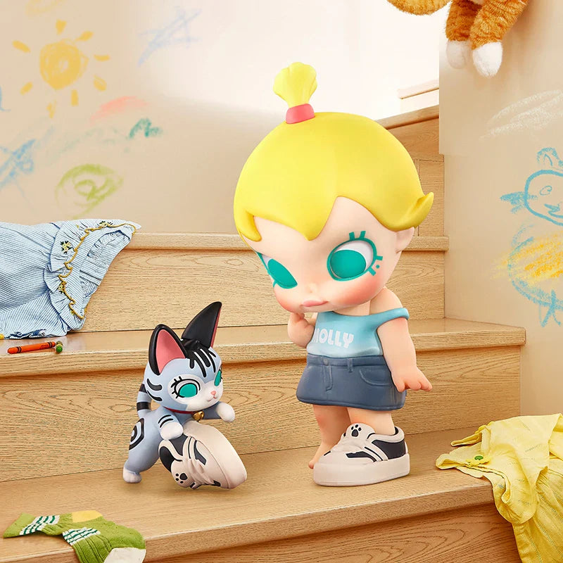 Genuine Pop Mart Baby Molly & Baby Tabby Series Blind Box Figures Animals - Tophatter Daily Deals