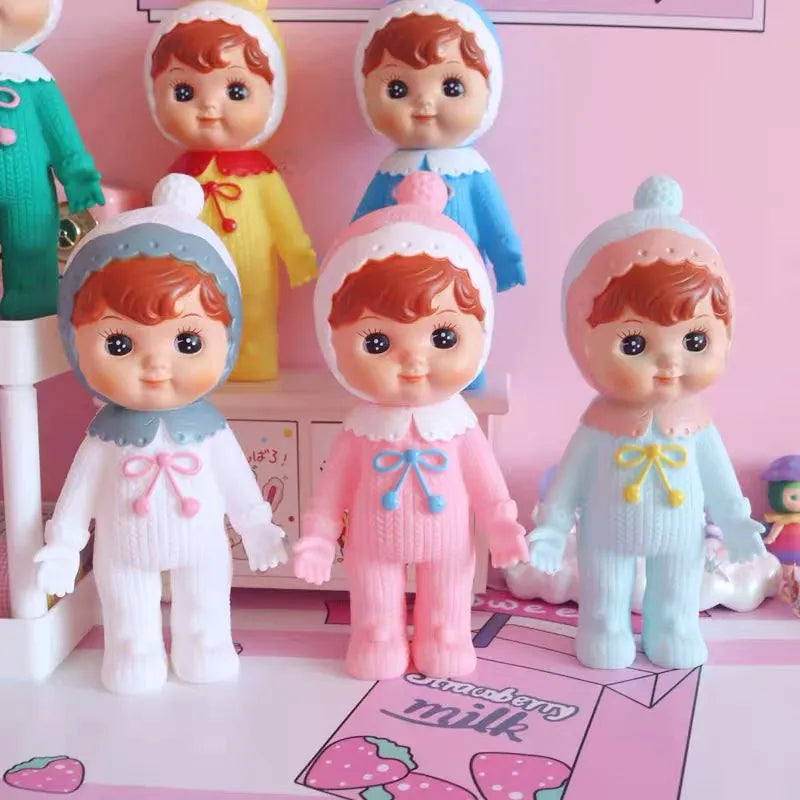Classic Baby Girl Doll Cute Latex Rubber Baby Kids Office Decor Animals - Tophatter Daily Deals