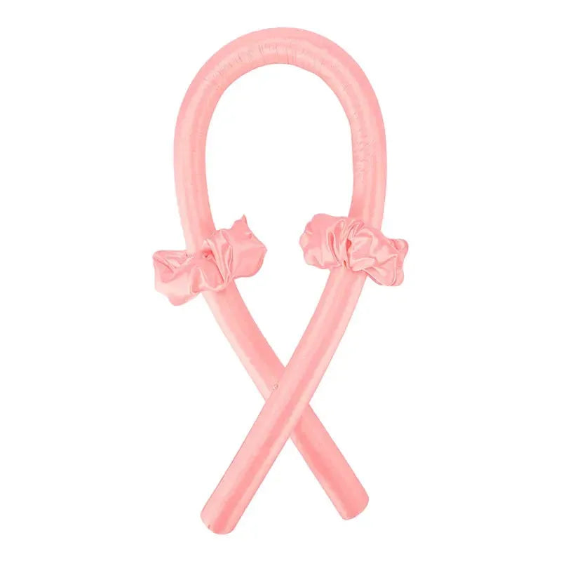 Heatless Curling Rod Headband No Heat Silk Curls Ribbon Hair Rollers Sleeping Soft Headband Lazy Hair Curlers Hair Styling Tools Flamingo no Clip CHINA - Tophatter Daily Deals