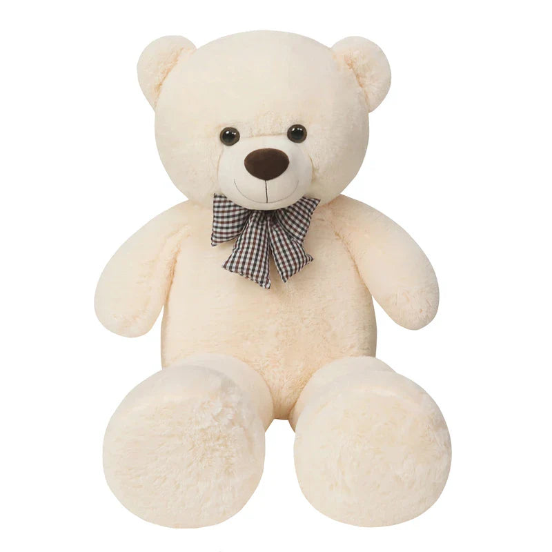 Giant 105cm Soft Teddy Bear Hugging Pillow Children Gift White 105cm - Tophatter Daily Deals