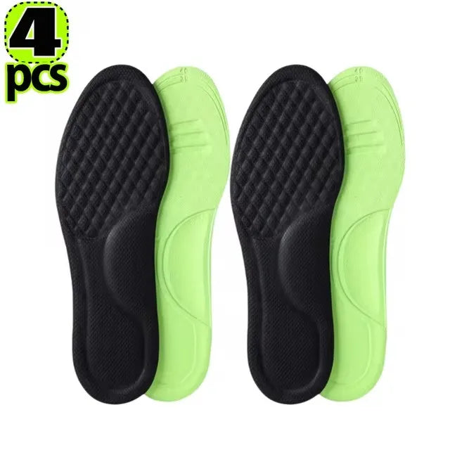 Memory Foam Orthopedic Insoles 12 Pack Antibacterial Plantar Fascia Insole 4pcs - Tophatter Daily Deals