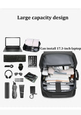 50L Travel Backpack Anti-Theft Design Black Backpacks - Tophatter Daily Deals