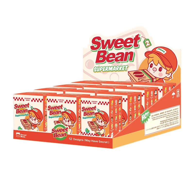 Genuine Pop Mart Sweet Bean Supermarket Series 2 Badges Blind Box Full Set of 12 Boxes Anime - Tophatter Daily Deals