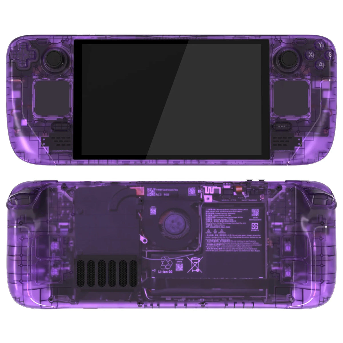 Steam Deck OLED Replacement Housing Kit Clear Shell - Tophatter Daily Deals