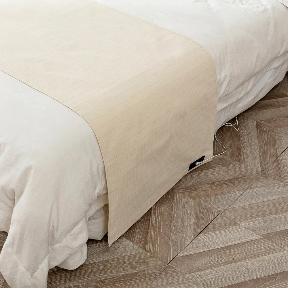 Grounding Earthing Bed Sheet With 4m Conductive Cable - Tophatter Daily Deals