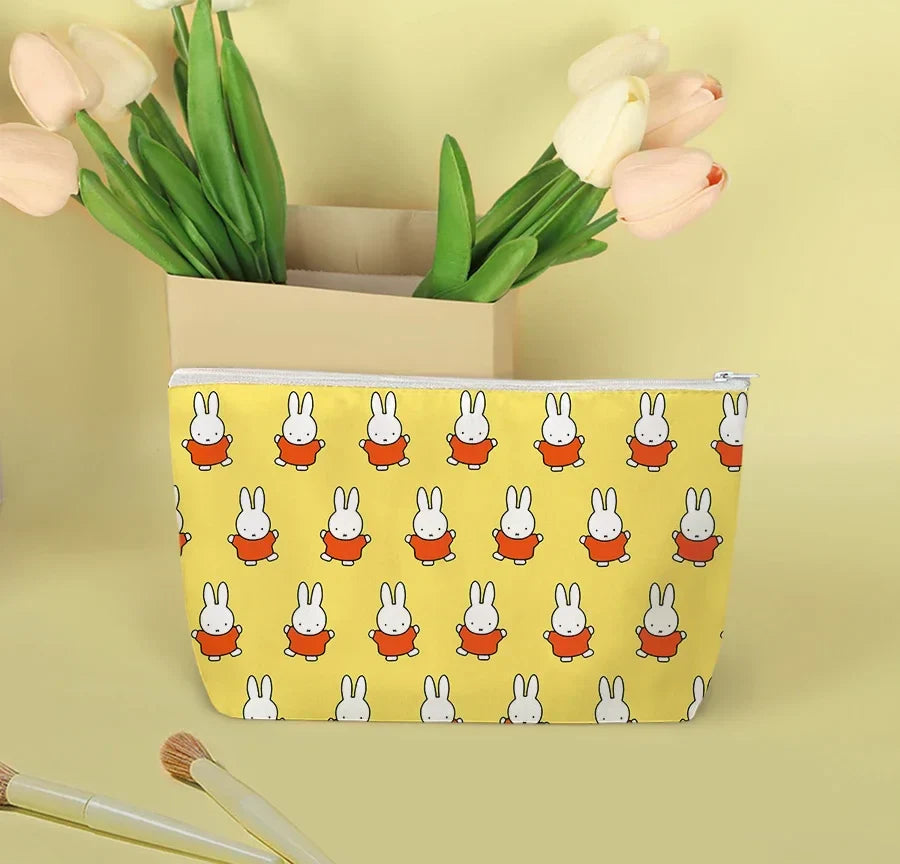 MIffy Makeup Bag Yellow Animals - Tophatter Daily Deals