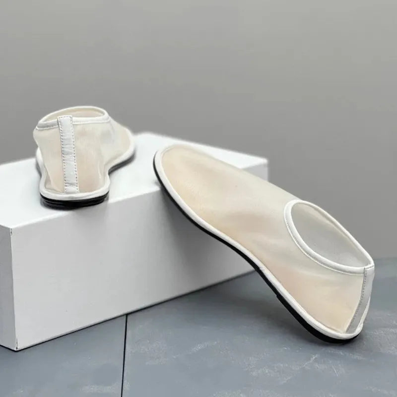 Breathable Women Mesh Ballet Flats - Slip On, For Summer - Tophatter Daily Deals