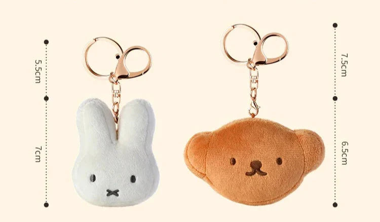 Miffy Plush Keychain Animals - Tophatter Daily Deals
