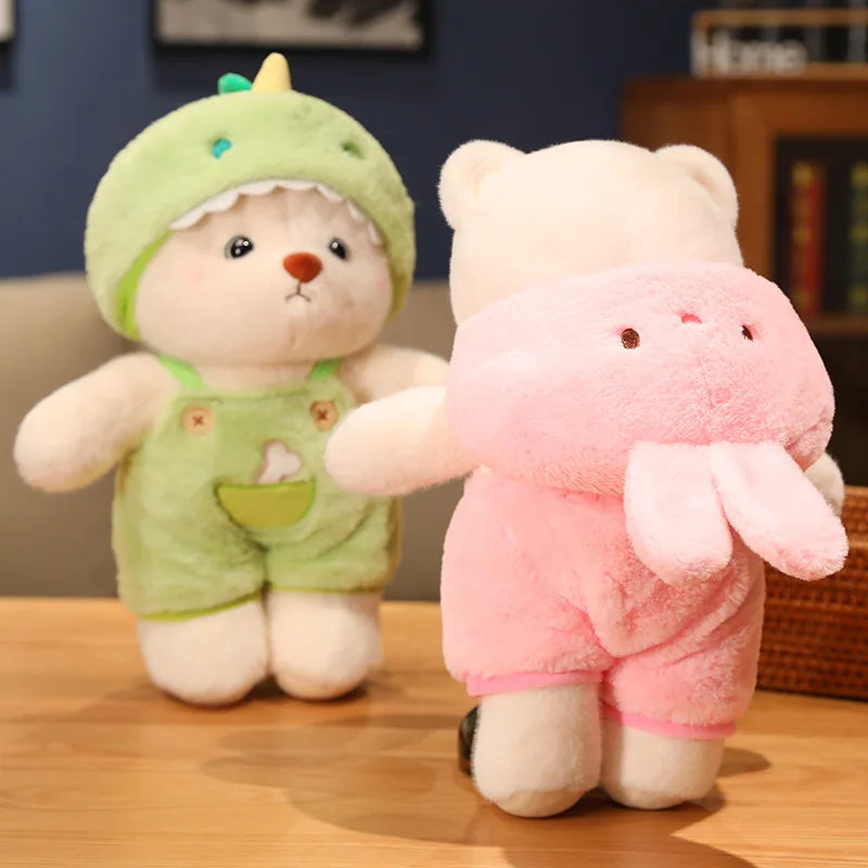 Dinosaur Bear Plush Toy Cute Stuffed Animals Bunny Duck Plushie Animals - Tophatter Daily Deals
