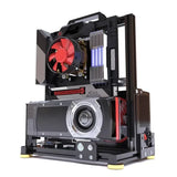 Open Frame ATX PC Case Rack Modular Water Air Cooling - Tophatter Daily Deals