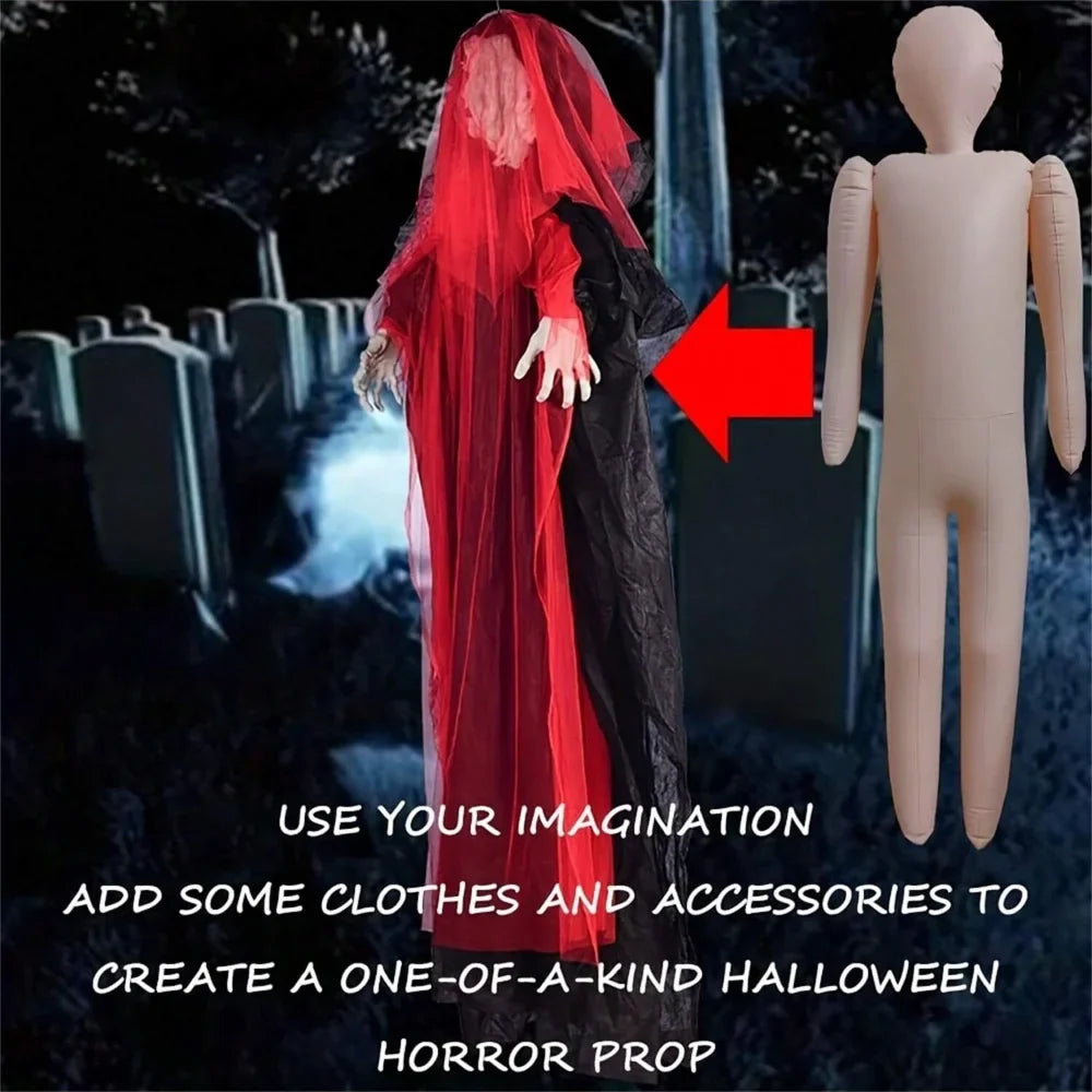 Inflatable Mannequin Halloween Prop DIY Cosplay Decor - Tophatter Daily Deals