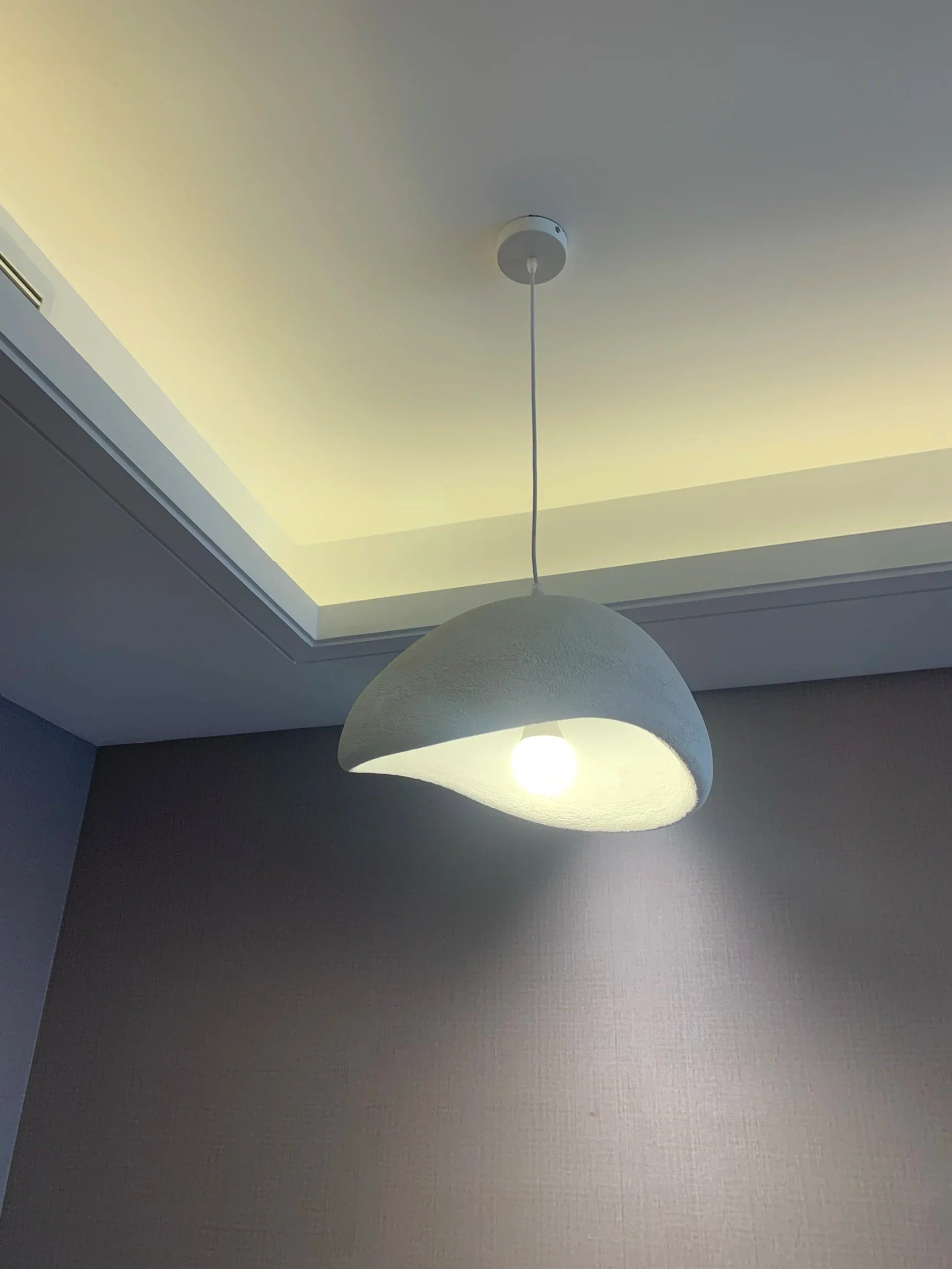 Japandi Pendant Ceiling Lamps Nordic Wabi Sabi LED Dining Room - Tophatter Daily Deals