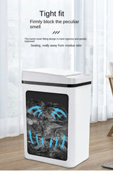 Smart Trash Can Automatic Sensor Bin Touchless Odor Control - Tophatter Daily Deals