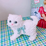 Classic Baby Girl Doll Cute Latex Rubber Baby Kids Office Decor Cat - 8.5cm x 5cm x 7cm Animals - Tophatter Daily Deals