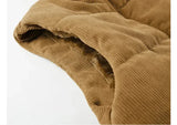 Insulating Mens Fleece Vest - Quilted Corduroy, Casual - Tophatter Daily Deals