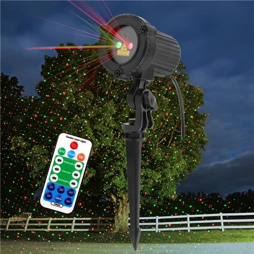 Christmas Laser Light Projector Waterproof Outdoor Garden - Tophatter Daily Deals
