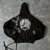 Oversized Unisex Hoodie - Cropped Relaxed Cotton Streetwear - Tophatter Daily Deals