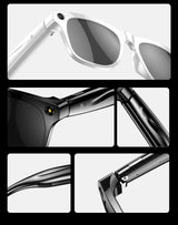 Smart AI Camera Glasses Bluetooth Call Voice Assistant - Tophatter Daily Deals