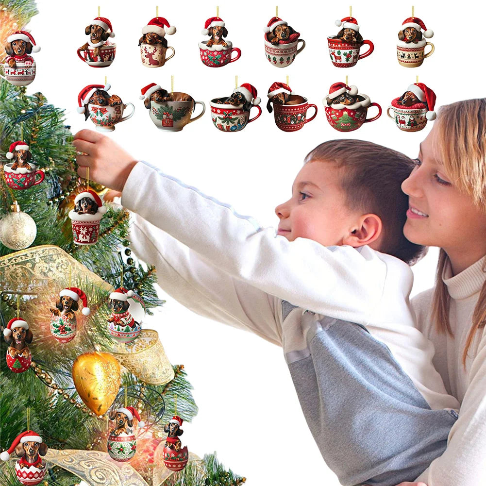 24 Day Advent Calendar With Figure Ornaments - Tophatter Daily Deals