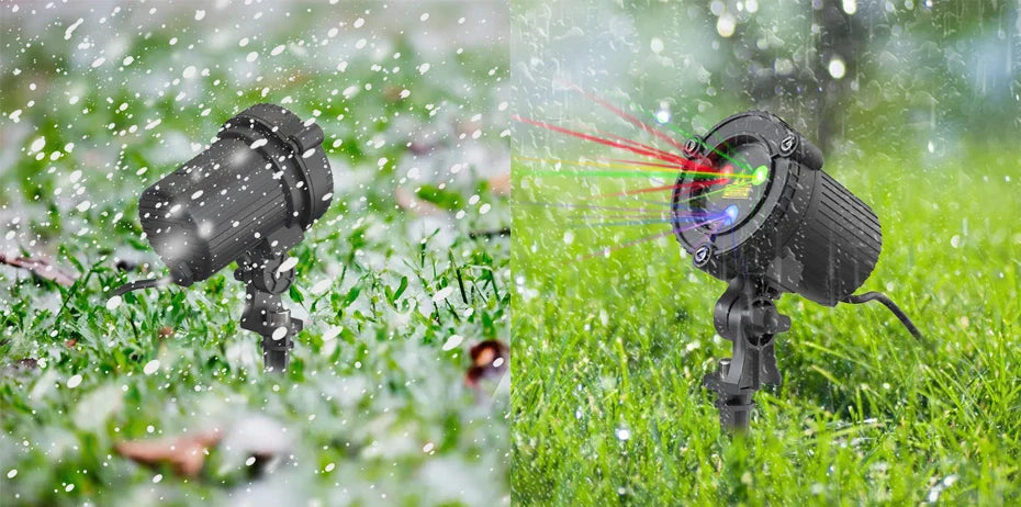 Christmas Laser Light Projector Waterproof Outdoor Garden - Tophatter Daily Deals
