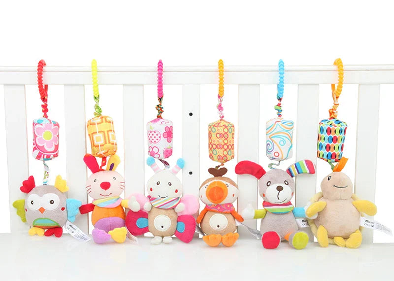 Baby Rattle Hanging Plush Toy Newborn Sensory Toys Gift - Tophatter Daily Deals