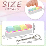 Keyboard Fidget Toy LED Keychain 4 In 1 Stress Relief - Tophatter Daily Deals