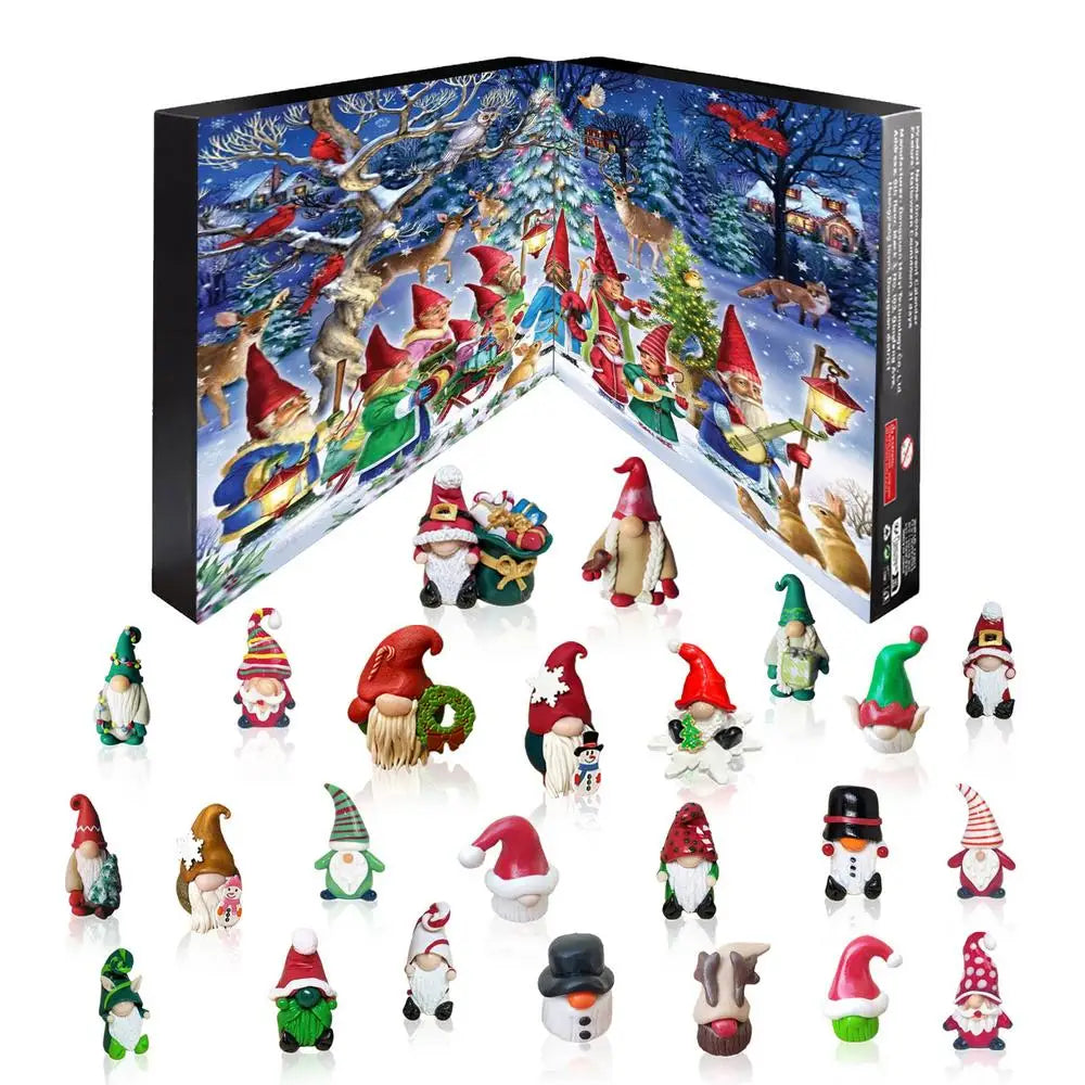 Gnome Advent Calendar 24 Day Christmas Countdown Set 2025 - Tophatter Daily Deals