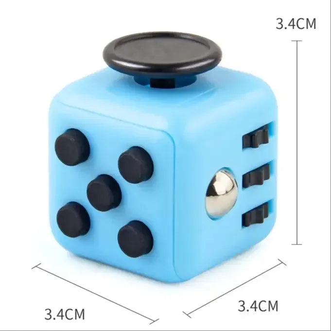 Fidget Cube Antistress Spinner Toy Sensory Stress Relief - Tophatter Daily Deals