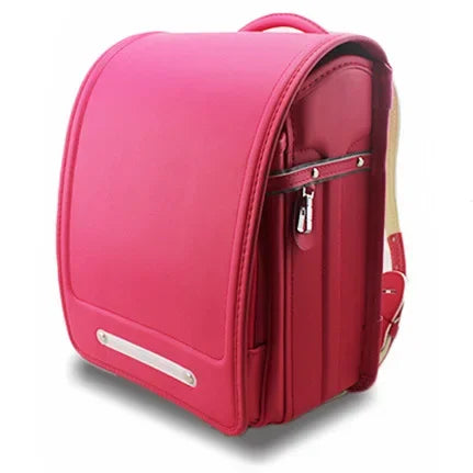 School Backpack PU Leather for Kids Students (Rose Red) Luggage & Bags > Backpacks > School Backpacks - Tophatter Daily Deals