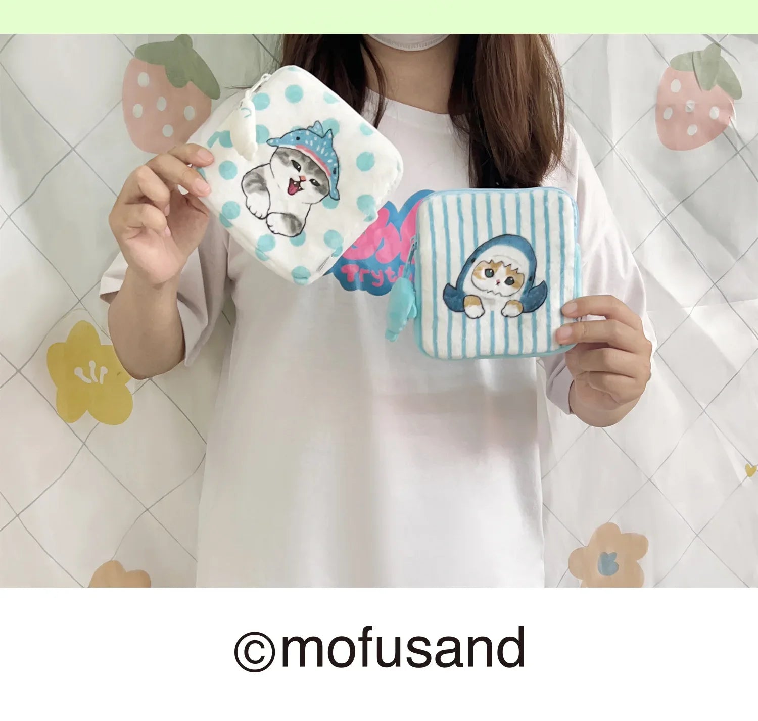 Mofusand Zipped Storage Bag Animals - Tophatter Daily Deals