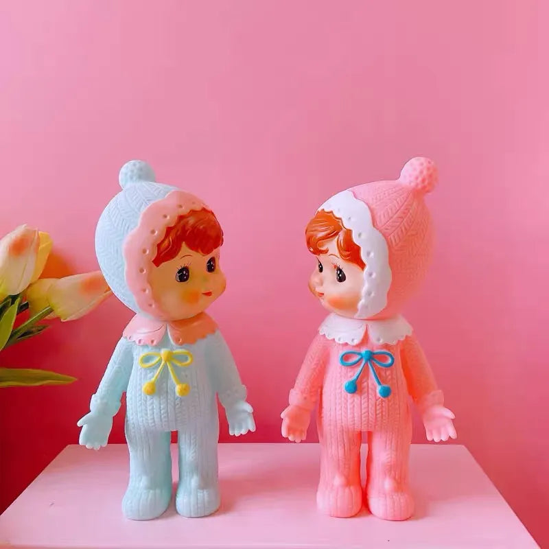 Classic Baby Girl Doll Cute Latex Rubber Baby Kids Office Decor Animals - Tophatter Daily Deals