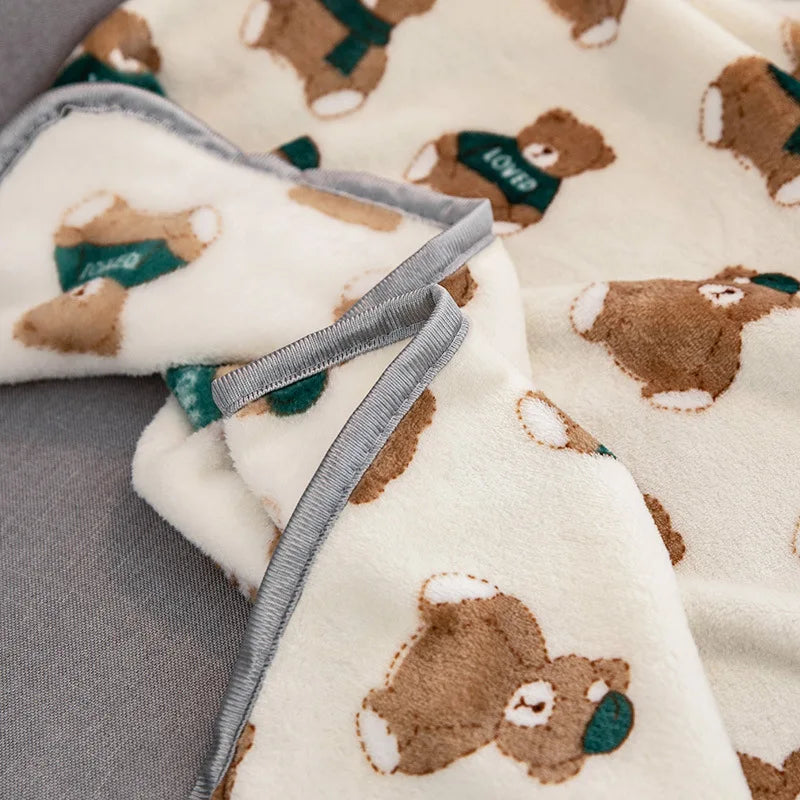 Miffy Throw Blanket Fleece Animals - Tophatter Daily Deals