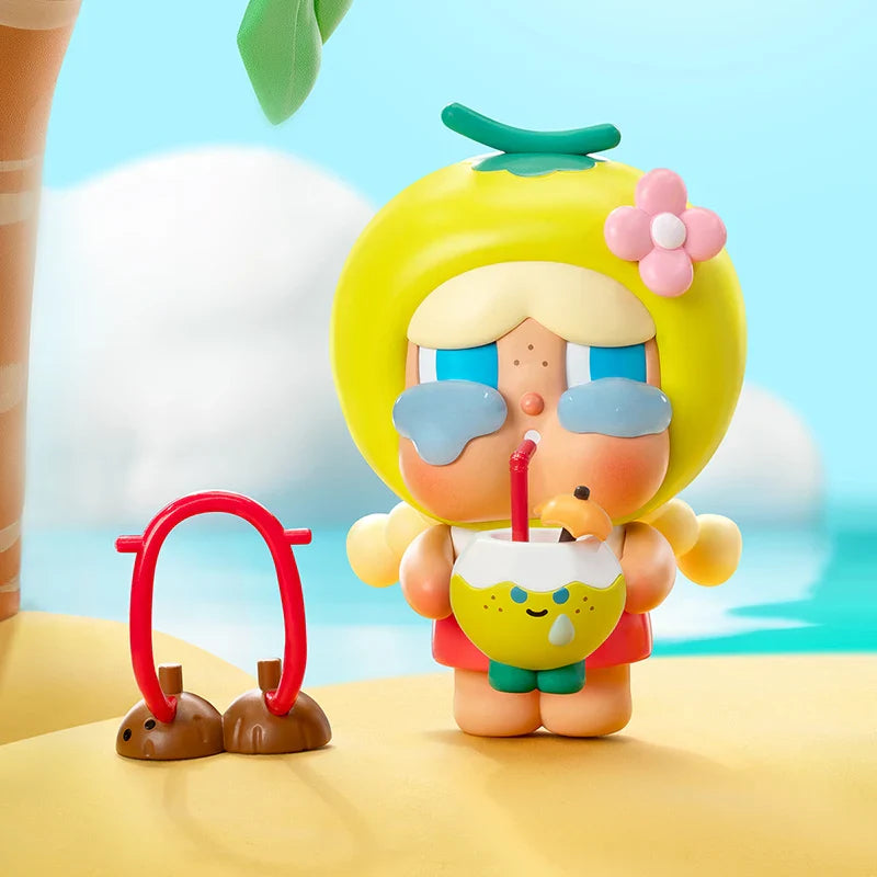 Genuine Pop Mart Crybaby Coconut Figure - Green Mythical - Tophatter Daily Deals