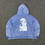 Oversized Men's Hooded Sweatshirt - Washed Cotton Street - Tophatter Daily Deals