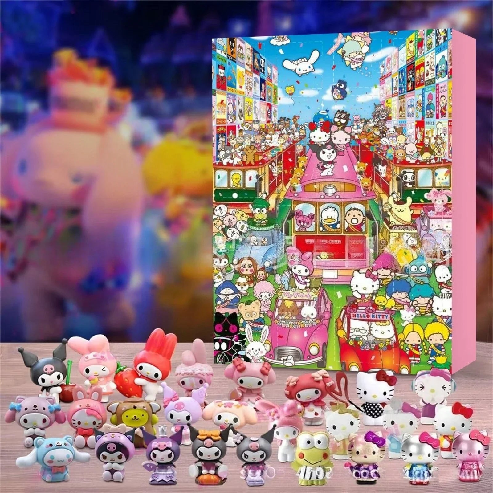 Advent Calendar Stitch Mini Figures 24 Days Christmas Q - Tophatter Daily Deals