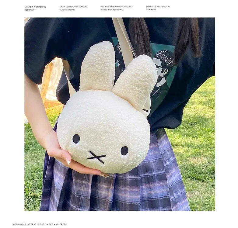 Miffy Plush Crossbody Bag White Animals - Tophatter Daily Deals