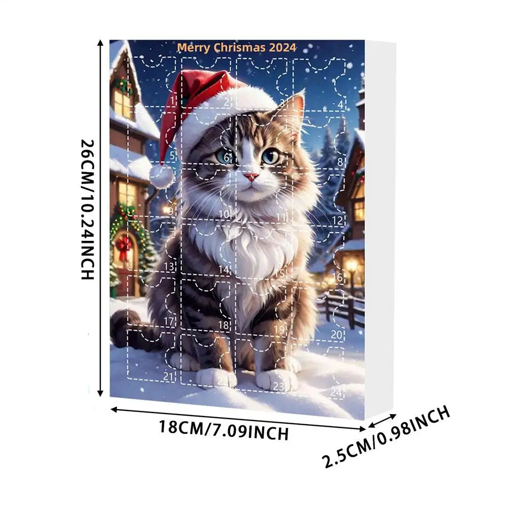 Cat Advent Calendar 24 Day Tree Ornaments Christmas A - Tophatter Daily Deals