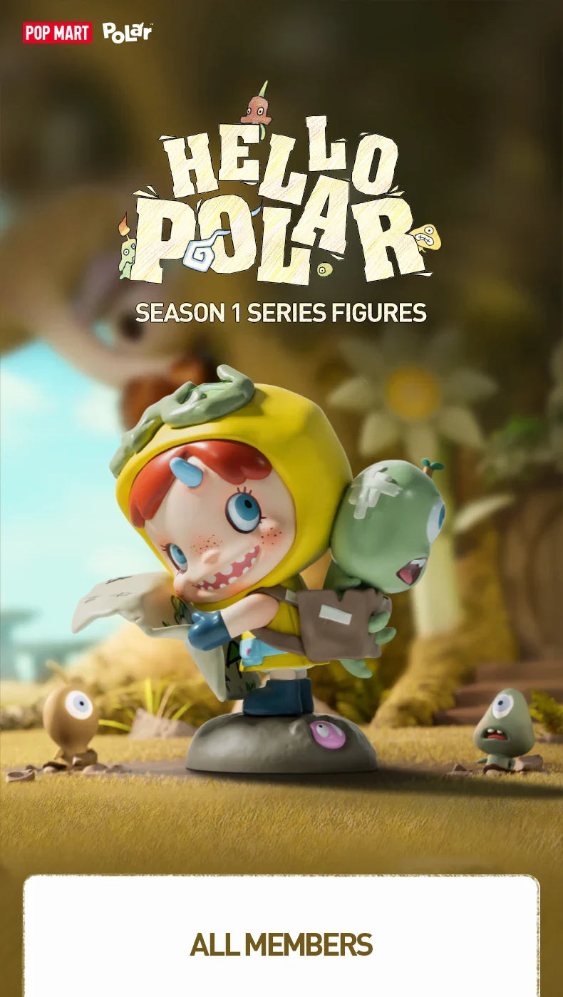 Genuine Pop Mart Polar - Hello Polar Season 1 Series Blind Box Figure Animals - Tophatter Daily Deals