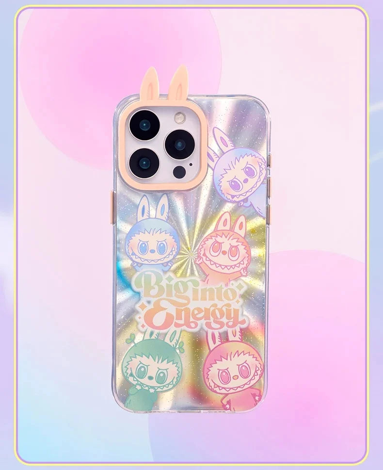 Genuine Labubu The Monsters Big Into Energy Series Wireless Charger Case Cover Key Chain Labubu Surprise Gift Peripheral Model Mythical - Tophatter Daily Deals